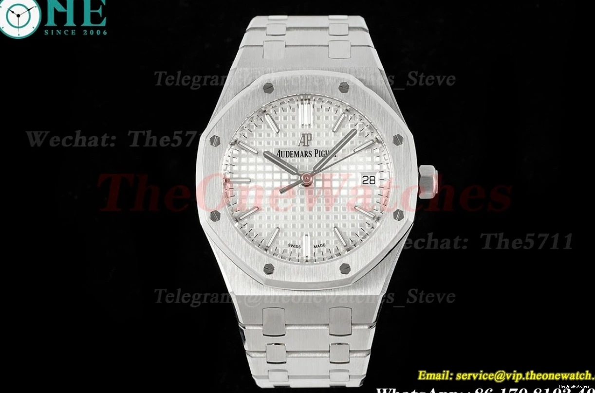 Royal Oak ZF 77350 Ladies SS A5800 White 34mm SS 0105